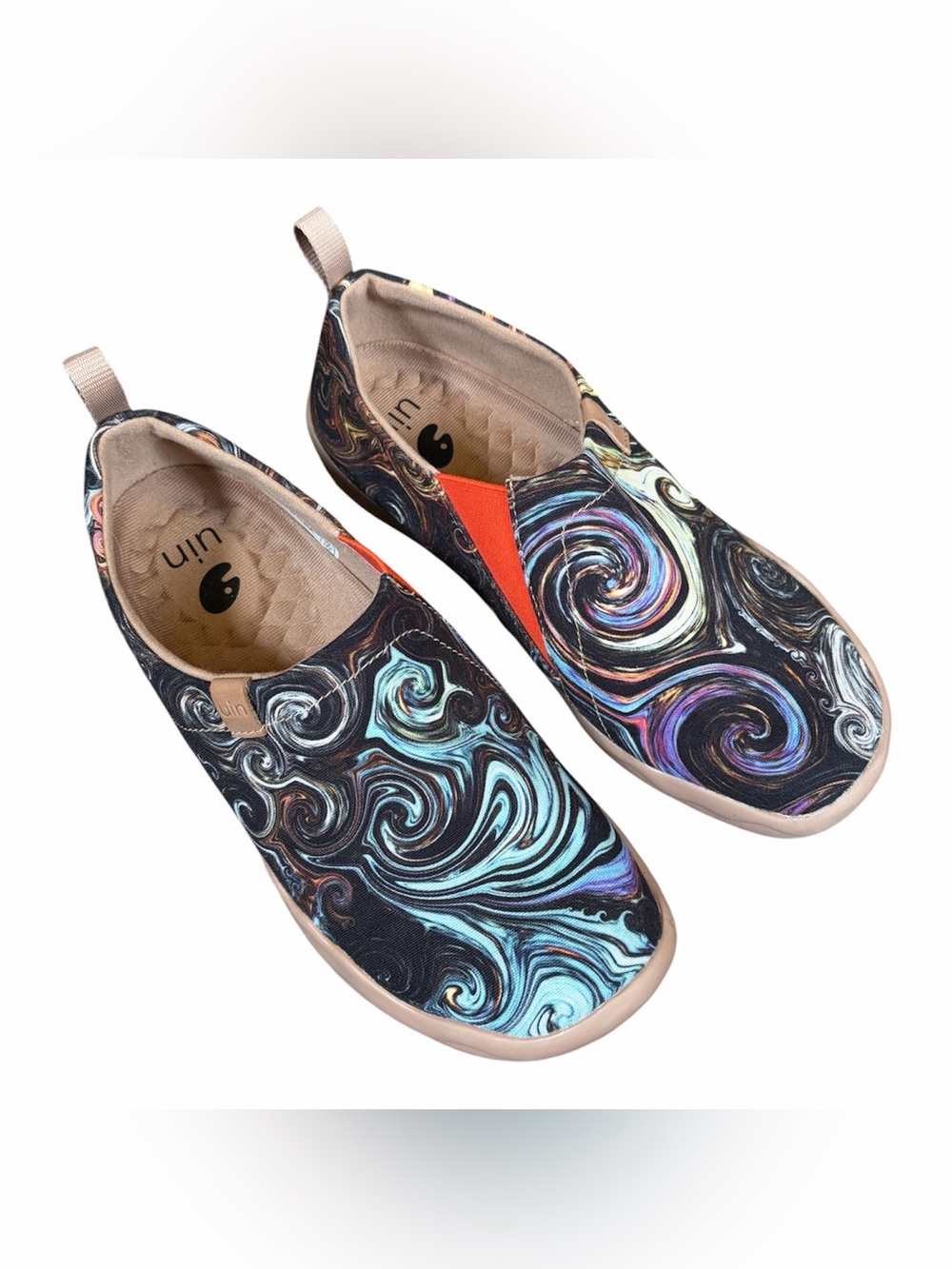 UIN STARRY NIGHT CANVAS TRAVEL ART SHOES LIGHTWEIGHT size 7